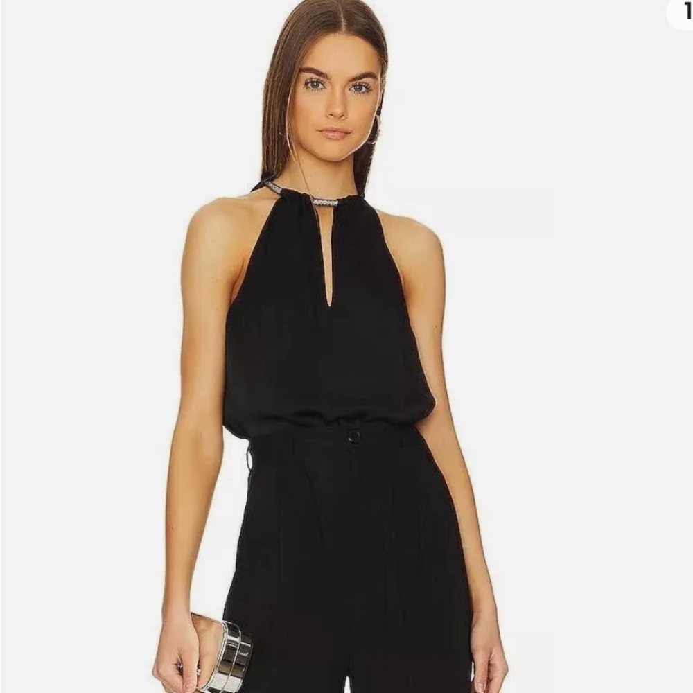 Veronica Beard Kusumi satin top, size 2 NWOT